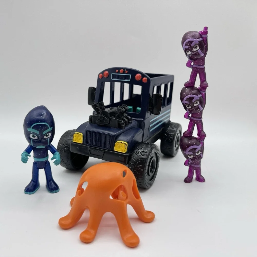 PJ Masks Night Ninja Bus Stacking Ninjalinos Action Figures Lot L8